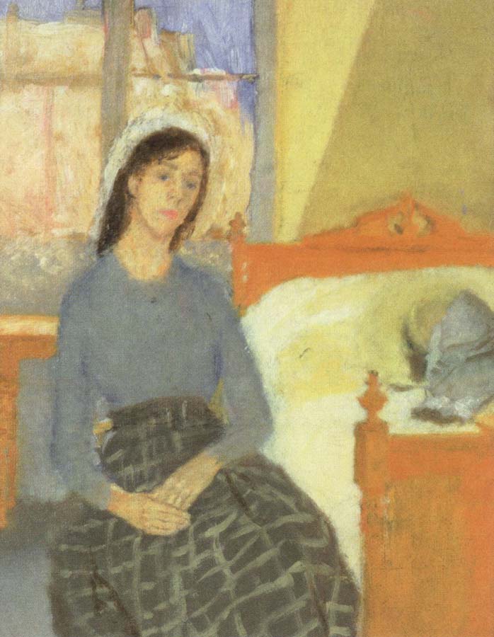 Gwen John the artist in her room in paris